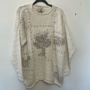 Amazing textured vintage oversized sweater